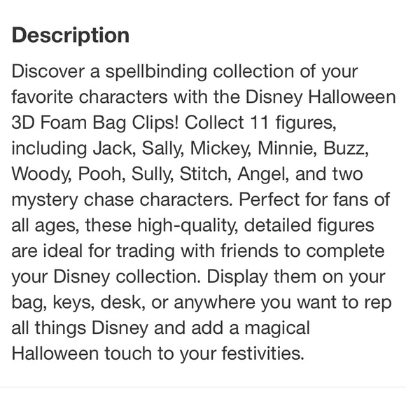 Disney Sally Mini Halloween Surprise Figural Bag
Clip Series 1 - Picture 5 of 7
